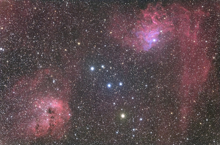 Emission and Reflection Nebula in Auriga